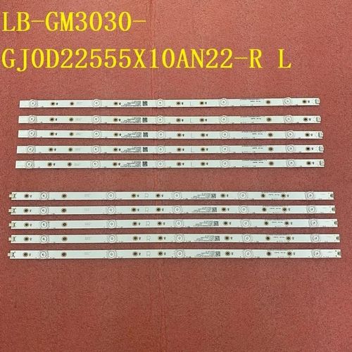 Bande De Rtro-clairage Led Pour Lb-Gm3030-Gj0d22555x10an22-R-1-H L T 55pus7304 55pus7855 55pus6704 55pus7394 55pus7504 55pus6754/12 Pologne