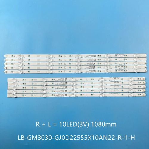 Bande de rtro-clairage LED pour tlviseur 55 pouces, 55PUS6754 LB-GM3030-GJ0D22555X10AN22-R 55pus7304/12 55pus6704/12 55PUS7394 55PUS7504/12 55PUS6814