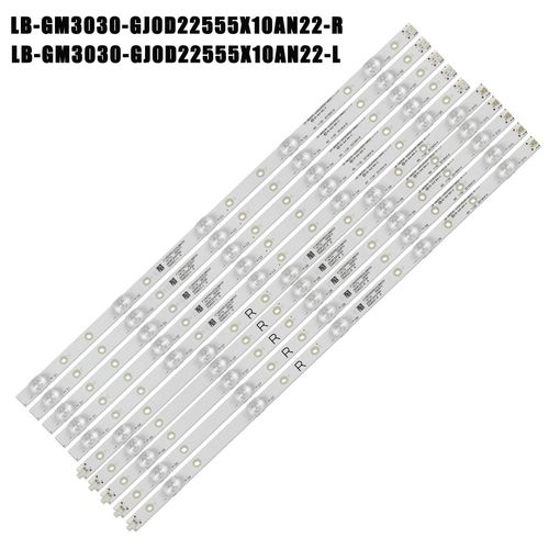 Bande De Rtroclairage Led 10 Lampes Pour 55pus6804 Lb-Gm3030-Gj0d22555x10an22-R-1-H L T 55pus7304 55pus6704 55pus7394 55pusexecute 4 55pus6754