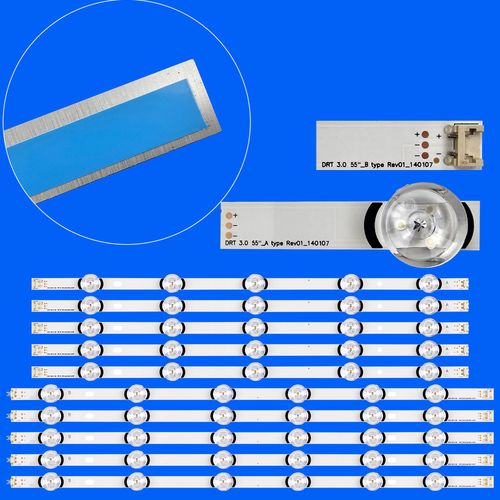 Bande de rtroclairage LED, pour 55LF652V 55LB630V 55LB650V LCcape DUH FG 55LF5610 55LF580V 55LF5800 55LB630V 55LB6300 55LB5550 55Circ340C 