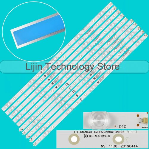 Bande de rtroclairage LED pour 55PUS7354 55PUN6784/61 55PUS6754/12 55PUS6804/12 55PUS6814/12 55PUS7304/12 LB-GM3030-GJ0D22555X10PC09-T Espagne