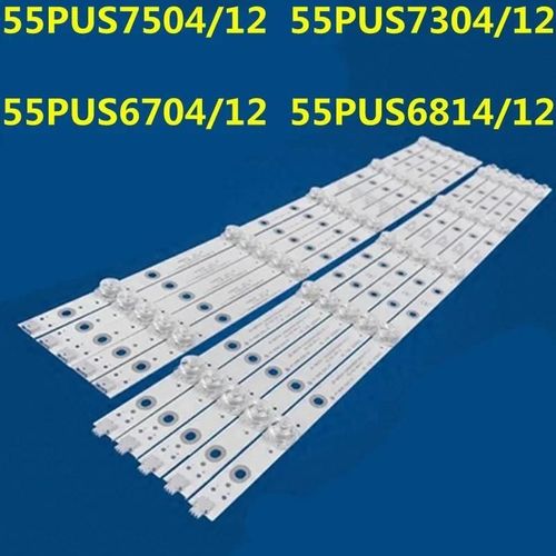 Bande De Rtroclairage Led Pour Lb-Gm3030-Gj0d22555x10an22-R-1-H 55pus6704 55pus7394 55pusexecute 4 55pus6804/12 55pus7304/12 55puscafe 34/12 1set