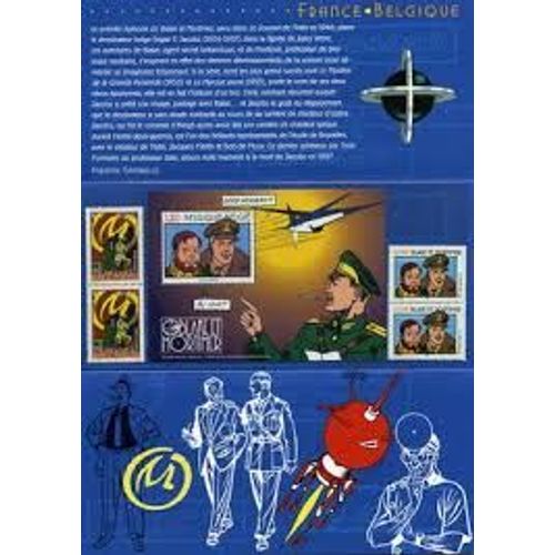 Bande Dessine Blake Et Mortimer mission Commune France/Belgique Pochette Souvenir N 23 Anne 2004 N 3669 3670 Yvert Et Tellier Luxe