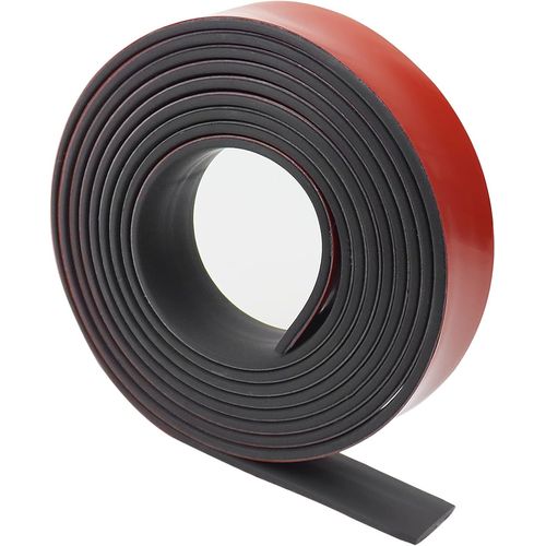 Bande En Caoutchouc Auto-Adhsive-25 Mm (L)X3 Mm (S)X3 M (L)-Plaque En Caoutchouc Noprne-Profil En Caoutchouc Solide Pour Joints D'tanchit-Couverture Diy Anti-Vibration