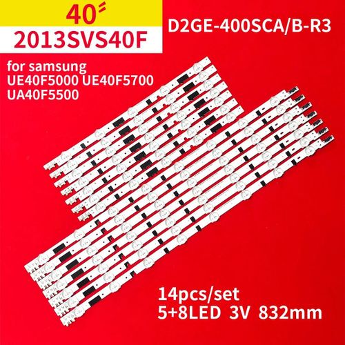 Bande Led Pour Sam Sung 2013svs40f D2ge-400sca-R3 D2ge-400scb-R3ue40f5000 Ue40f5700 Ua40f5500 Ue40f6400 Ue40h6200 Ue40j5100aw 1set For 1tv