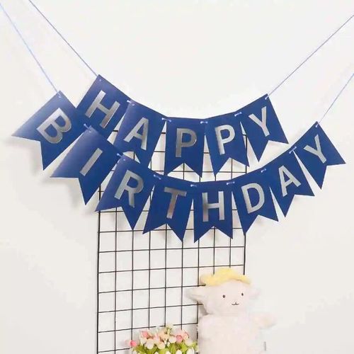 Banderole De Dcoration En Forme De Queue Matte Plaque Or,Fournitures De Ixpour Joyeux Anniversaire En Anglais