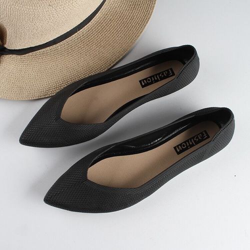 Baotou-Sandales Pointues En Pvc Pour Femmes,Chaussures Simples,Bouche Peu Profonde,Vtements Dcontracts,Document Plat,Solide,Nouvelle Mode Fminine,t - 36