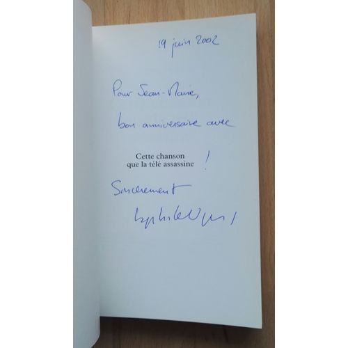 Baptiste Vignol Cette Chanson Que La Tl Assassine Avec Un Envoi 2001 Christian Pirot Editeur