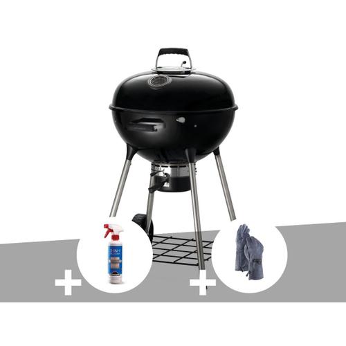 Barbecue  charbon Napoleon Kettle Premium 57 cm + Nettoyant grill 3 en 1 + Gants pour barbecue - Napoleon