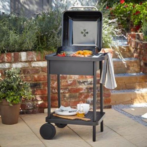 Barbecue charbon de bois GoodHome Rockwell 200 noir Rakuten