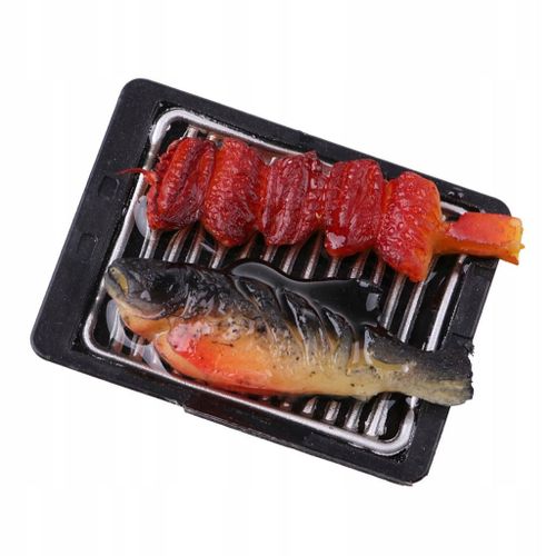 Barbecue Miniature Pour Maison De Poupe Prettyia 1/6