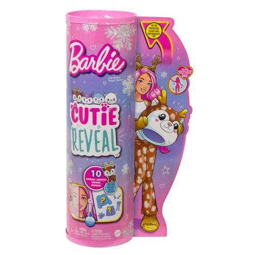 Barbie Cutie Reveal Snowflake Sparkle Avec Costume De Cerf Doux | Rakuten