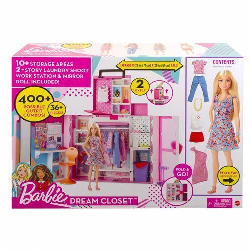 Barbie - Poupée Et Coffret Dressing Deluxe | Rakuten