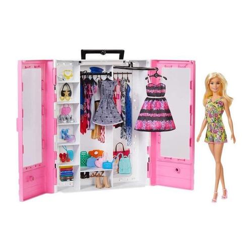 Barbie Fashionistas Le Dressing De Rve Rose Et Poupe Blonde