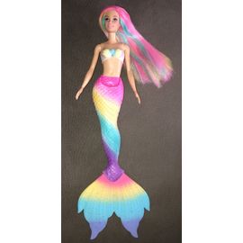 Barbie Sirène Arc-en-Ciel poupee Rakuten