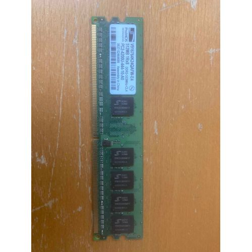 Barette Mmoire 512Mo Ram DDR2-533MHz-CL4 Dim PC2-4200U Dimm ProMOS V916764K24QAFW-E4