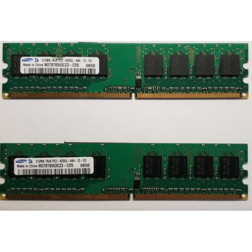 Barettes Mmoires 1GB - DDR2