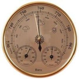 Nature baromètre 3 en 1 avec thermomètre et hygromètre 20 cm 409386 -  Conforama