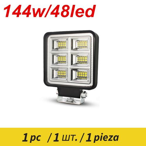 Barra-Lumire Led Carre Pour Camion,Lumire De Travail Et De Conduite,Voiture Automatique,Vhicule Tout-Terrain 4x4,12v,24v - Type 1 Pcs #A