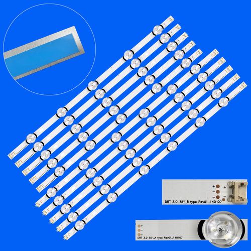 Barre de bande LED  rtroclairage complet, 55'DRT3.0, 55LB650V, 55LB630V, LCcape DUH FG, 55LF5610, 55LF580V, 55LF5800, 55LB630V, 55LB6300, nouveau 
