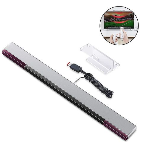 Barre De Capteur Pour Wii, Barre De Capteur De Rayon Infrarouge Filaire De Remplacement Pour Console Wii Et Wii U-Hao