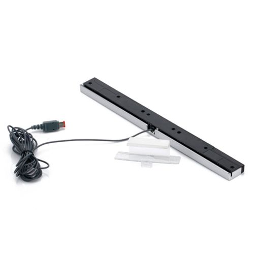 Barre De Dtection Pour Wii - Barre De Dtection Filaire  Infrarouge Pour Nintendo Wii Et Console Wii U (Argent / Noir)