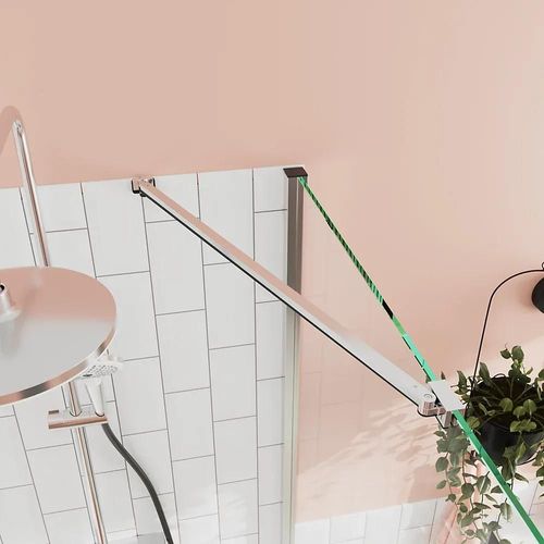 Barre De Fixation/Stabilisation Pour Paroi De Douche L.70 Cm, Alu Chrome, Goodhome Ledava