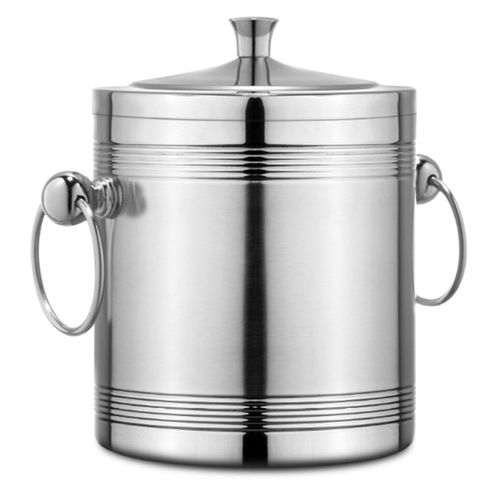 Barre De Seau  Glace D'isolation De Seau  Glace Double Couche D'acier Inoxydable Ktv Seau  Glace Seau  Bire Domestique Seau  Glace, S
