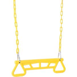 Barre trapèze pour enfants avec anneaux de gymnastique, barre de balançoire  trapèze avec anneaux triangulaires en plastique, fixation parfaite du cadre  d'escalade, jouet éducatif pour enfants