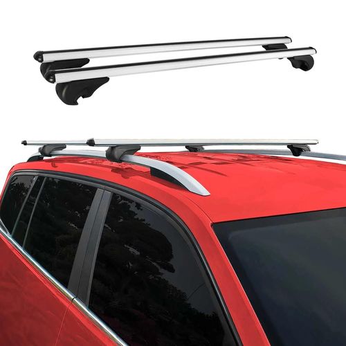Barres De Toit Transversales Pour Audi A6 C4 4a C5 4b Break Allroad 94-05 Argent
