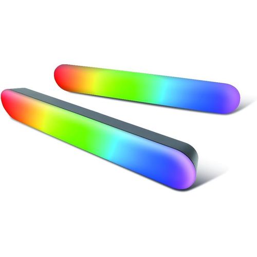 Barres Lumineuses Gaming Led Flame 30cm - Konix - Compatible Alexa Et Google Home