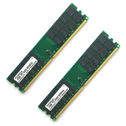 Barrette de RAM DDR2 4 go pour PC AMD, module de mmoire vive, capacit 4 go, frquence d'horloge 800/800Mhz