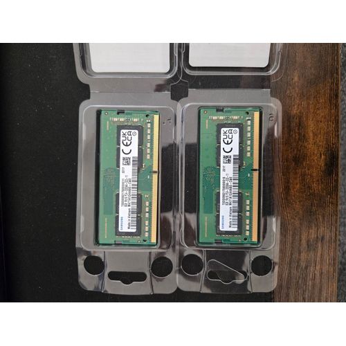 Barrette de ram PC portable: 2 X 8go ddr4 3200mhz Samsung
