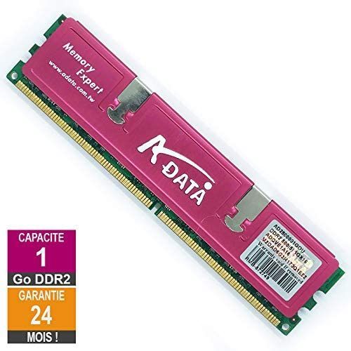 Barrette Mmoire 1Go RAM DDR2 Adata ADQVE1A16 DIMM PC2-6400U 2Rx8
