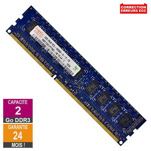 Barrette Mmoire 2Go RAM DDR3 Hynix HMT125U7TFR8C-H9 PC3-10600E 1333MHz 2Rx8