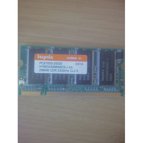 Barrette mmoire HYNIX 256MB DDR 333MHZ CL2.5