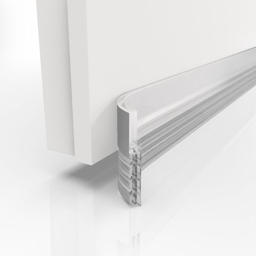 Bas De Porte Isolant 100cm Transparent-Isolation Porte Adhsif Extra Fort-Boudin De Porte Isolant Froid Maximale-Bas De Porte Anti Bruit