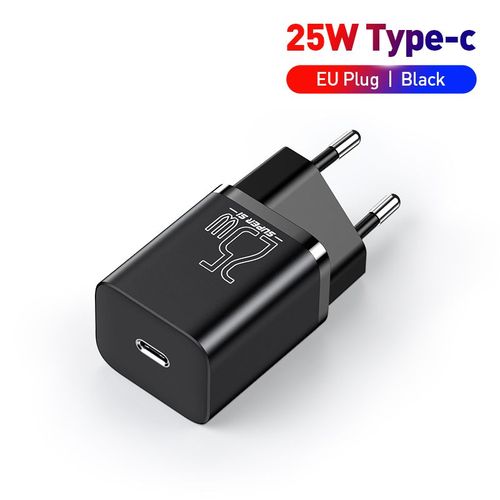 Bas192.- Chargeur Usb C,25w,Support Type C,Pd,Charge Rapide,Chargeur De Tlphone Portable Pour Iphone 15 14 13 Pro Max,Samsung S22,Tablette - Type Eu 25w Charger #B