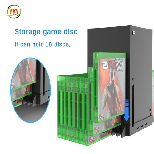 Base De Refroidissement Multifonction Pour Console Xbox Series X + Support De Stockage De Disques De Jeu Base De Refroidissement Pour Console Xsx | Accessoires Compatibles