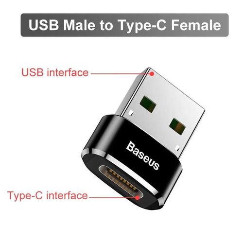 Baseus USB  Type C OTG adaptateur USB USB-C mle  Micro USB type-c femelle convertisseur pour Macbook Samsung S20 USBC OTG connecteur-USB  type C femelle