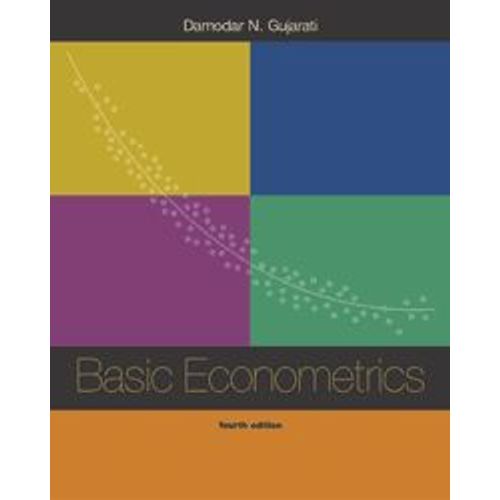 Basic Econometrics, 4th Edition With  Data Disk   de Damodar N. Gujarati 