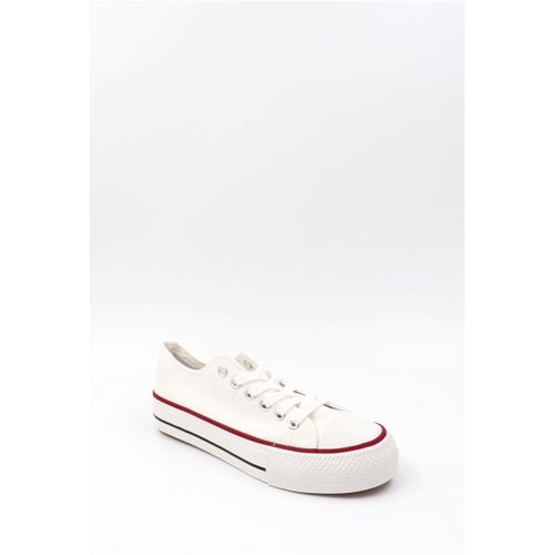 Basket En Toile Blanche Via Giulia Femme Taille 38