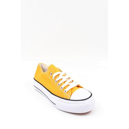 Basket En Toile Orange Femme Via Giulia Taille 38