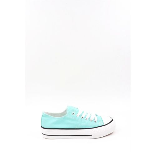 Basket En Toile Turquoise Femme Via Giulia Taille 38