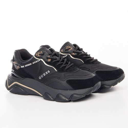 Basket Guess Micola Running Sneaker Femme Noir - 36