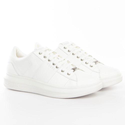 Basket Guess Vibo Classic Luxe Triangle Logo Homme Blanc - 44