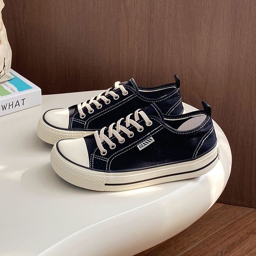 Baskets  Plateforme Respirantes Pour Femmes,Chaussures En Toile Dcontractes,Chaussures De Skateboard  La Mode - 39