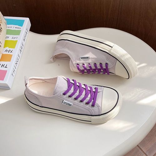 Baskets  Plateforme Respirantes Pour Femmes,Chaussures En Toile Dcontractes,Chaussures De Skateboard  La Mode - 40