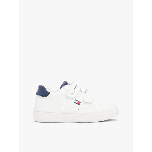 Baskets  Scratch Colour-Pop Low Cut Velcro Sneaker/White/Blue - 32