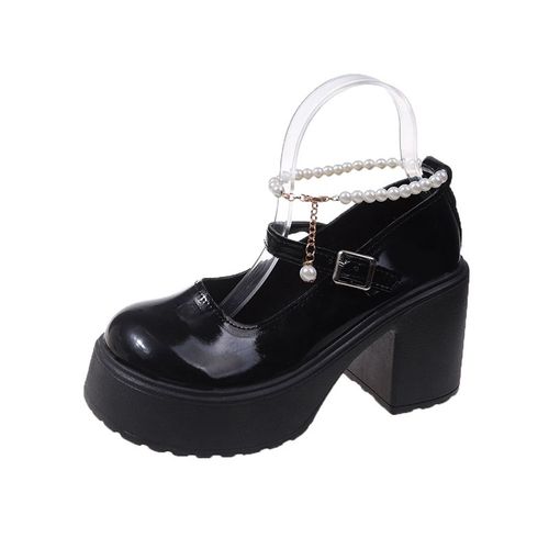 Baskets  Talons Hauts Et Semelle paisse Pour Femme,Blanche,Confortables, La Mode,Automne Hiver 2023 - 36